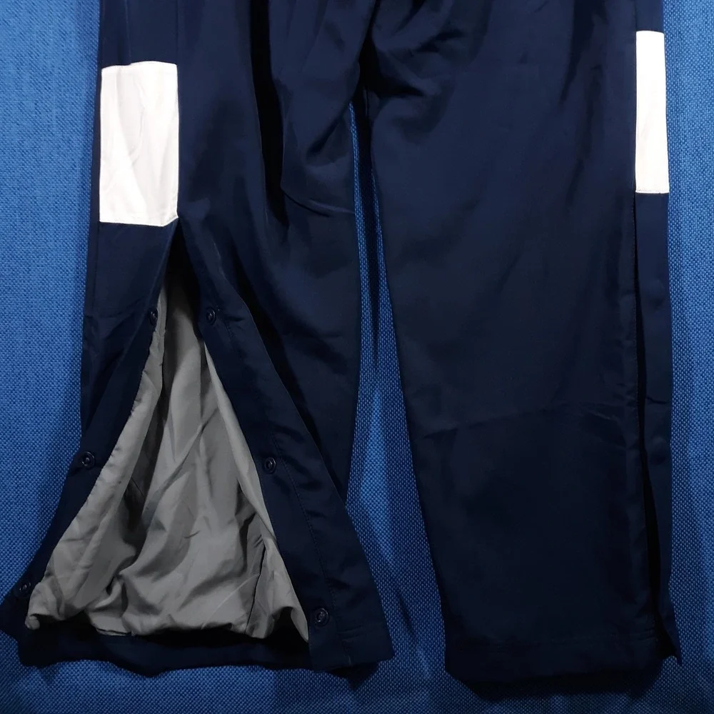 Nike Track Pants Mens 2XL Inseam 32 Dri-Fit Blue Lined Elastic Waist